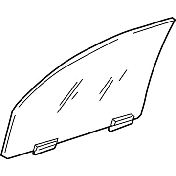 Dodge 55362082AE Door Glass