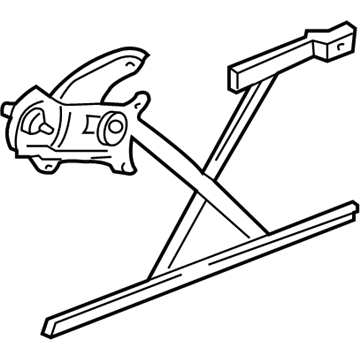 2009 Chrysler Aspen Window Regulator - 55277229AB