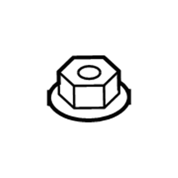 Jeep 6508792AA Outer Belt Nut