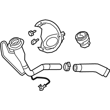 57009248AB Mopar Tube - Fuel Filler Illustration 1 of 1