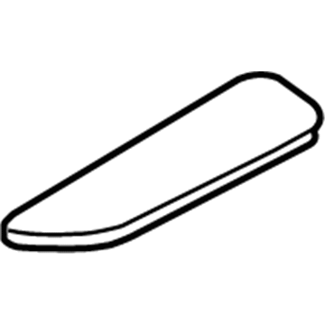 Mopar TR33WS2AB Handle Cover, Front Driver Side