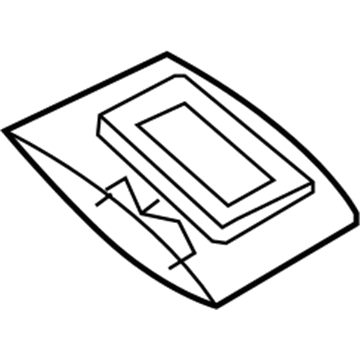 Chrysler 55364761AC License Frame