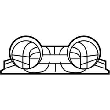 Jeep 68003445AA Center Duct