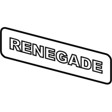 Jeep 52112057AA Nameplate