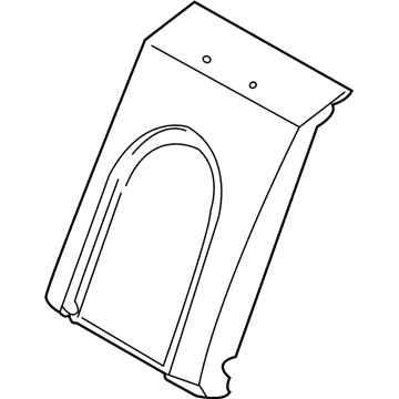 Dodge XE111DVAA Seat Back - Rear