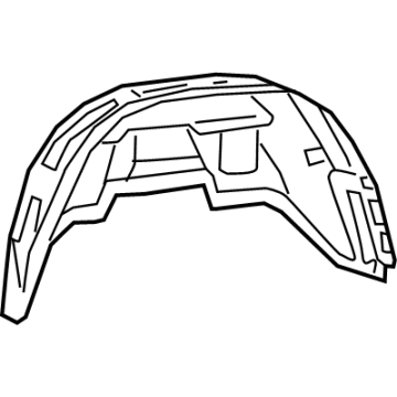 Ram 68628904AA Wheelhouse Liner