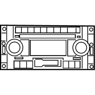 Dodge 82210906AB AM/FM CD Cass