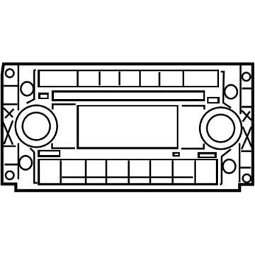 Dodge 5064362AC AM/FM CD