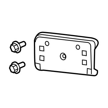 Jeep 68293738AA License Bracket