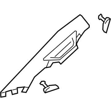 Ram 7KF72HL1AA Windshield Pillar Trim