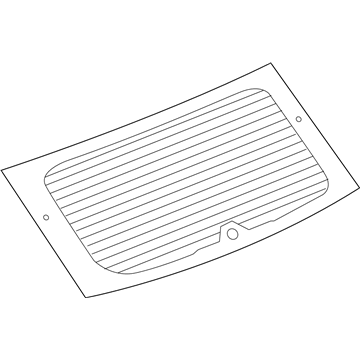 Dodge 5074228AD Lift Gate Glass