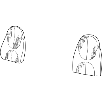 Dodge WP841DVAA Seat Back Cover