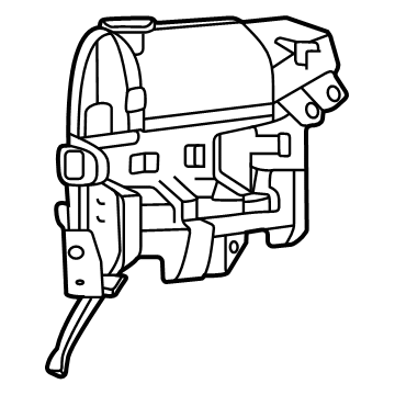 Mopar 68596144AB Bracket - Exterior Door Mopar 68596144AB Bracket - Exterior Door