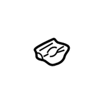 Mopar MR640195 Release Handle, Black, Front