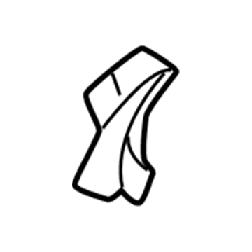 Dodge 55362022AA Hinge Pillar Reinforcement