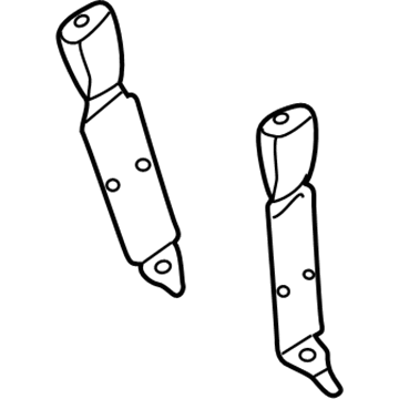 Dodge 5GW281DVAC Rear Belt Assembly Buckle