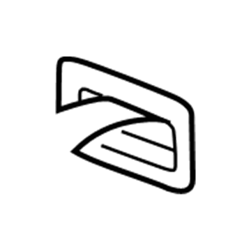 Dodge 5HJ46WL5AB Rear Belt Assembly Bezel