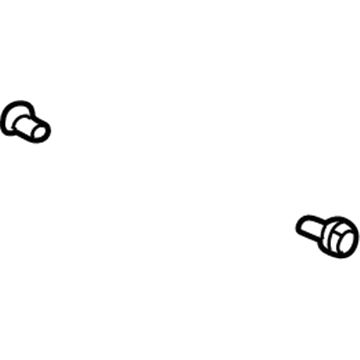 Dodge 6507057AA Rear Belt Assembly Upper Bolt