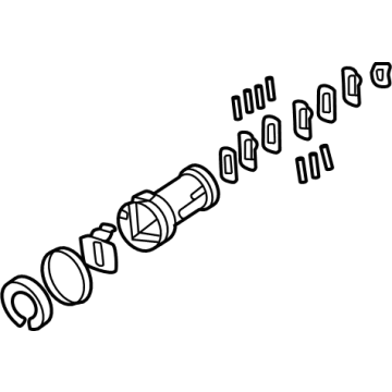Ram 68203527AA Lock Cylinder
