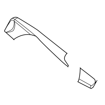 Dodge 1HW091D5AA Seat Belt Cover