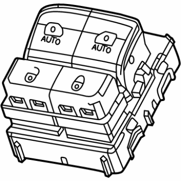 Dodge Charger Daytona Door Lock Switch - 68598809AA