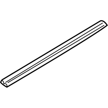 Mopar 55135898AE Belt Weatherstrip, Front Inner Passenger Side