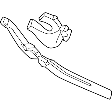Chrysler 5058385AA Rear Duct