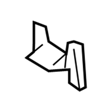 Chrysler 5303389AA Air Deflector Clip