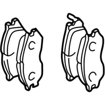 Dodge MR569403 Brake Pads