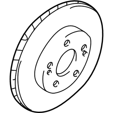 Chrysler Sebring Brake Disc - MR389724