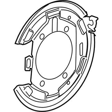 Chrysler 5103206AA Backing Plate