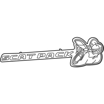 Dodge 68272519AA Nameplate