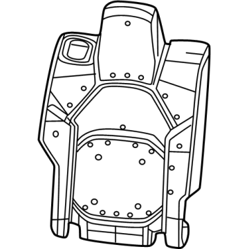 Dodge Charger Daytona Seat Cushion - 68571850AC