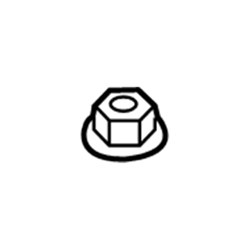 Jeep 6101831 Upper Mount Nut