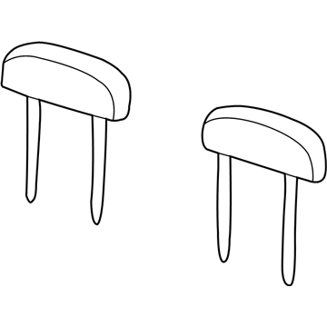 Dodge US851DVAA Headrest