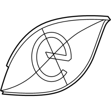 2023 Chrysler Pacifica Emblem - 55112857AB