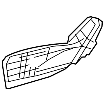 Mopar 5RT01DX9AC Track Cover, Black/Gray, Front Inner Driver Side