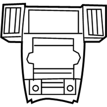 Jeep 1DE911AAAH Center Bezel