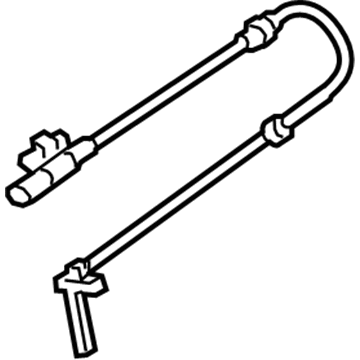 Mopar 68160057AC ABS Sensor, Front