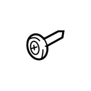 Chrysler MS350017 License Panel Screw