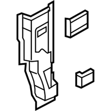 Ram 55372530AC Hinge Pillar Reinforcement