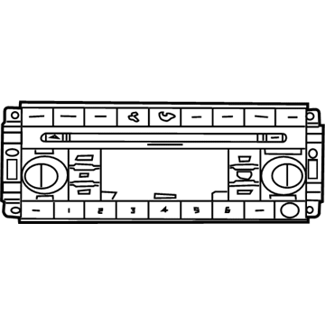 Jeep 68284017AD AM/FM CD