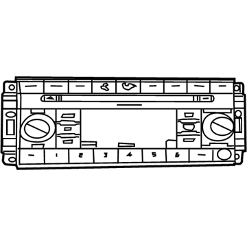 Jeep 68282482AC AM/FM CD