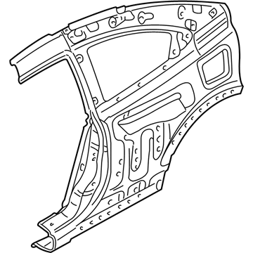 Dodge MR535595 Panel - Rear Side