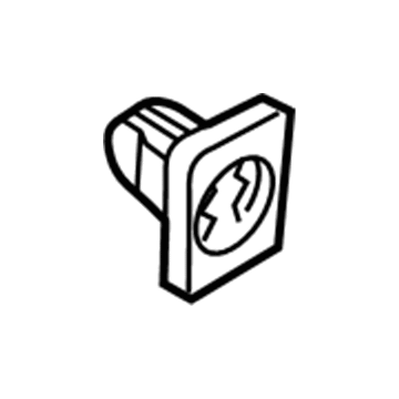 Chrysler 6505670AA Kick Panel Trim Nut