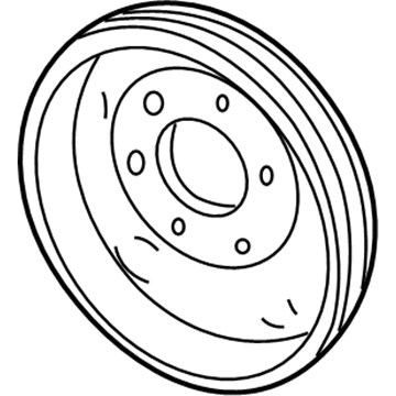 Dodge 53010222 Pulley-Crankshaft