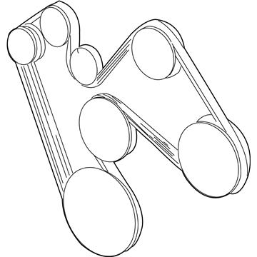 Dodge 53010303AC Serpentine Belt