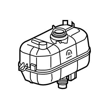 Jeep Wrangler Coolant Reservoir - 68283565AB