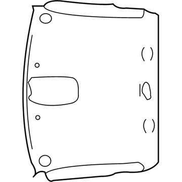 Dodge 1FJ67BD1AA Headliner