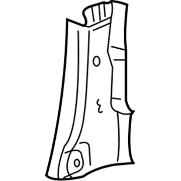 Dodge 5GY68ZJ3AF Lower Center Pillar Trim